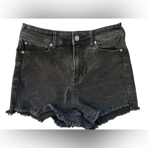 Guess Cut off Black Denim Shorts